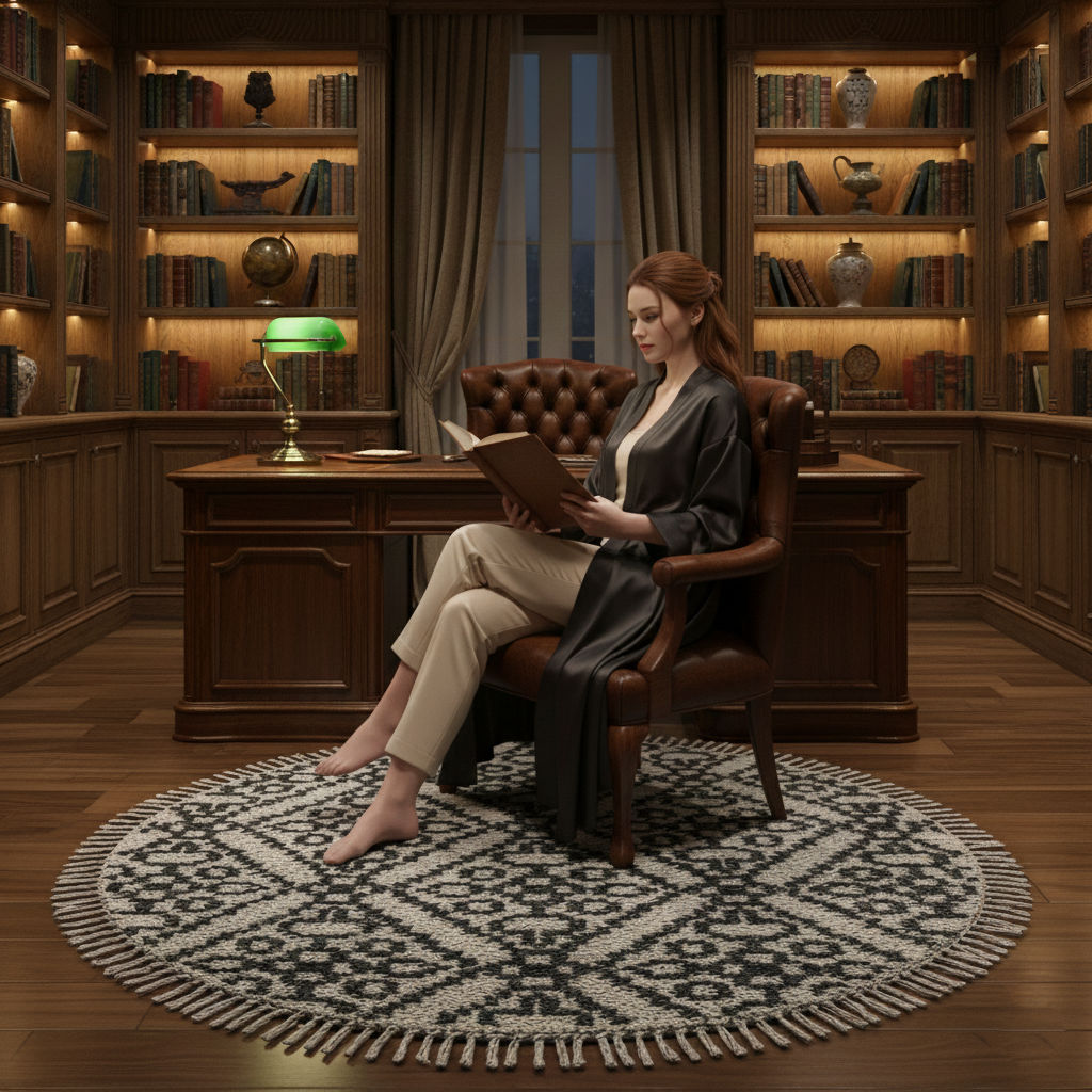 VERENOLA - Hand Knotted Oushak Carpet